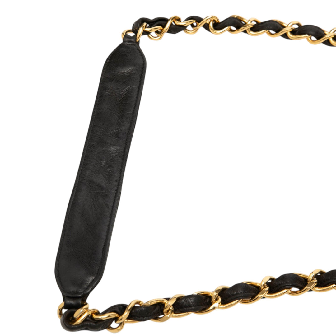 Chanel XL CC Matelassé Cuir d’agneau Square Simple rabat