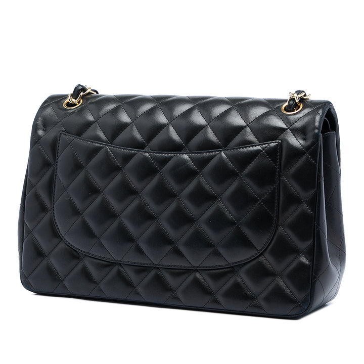 Chanel Jumbo Classic Cuir d’agneau Double rabat