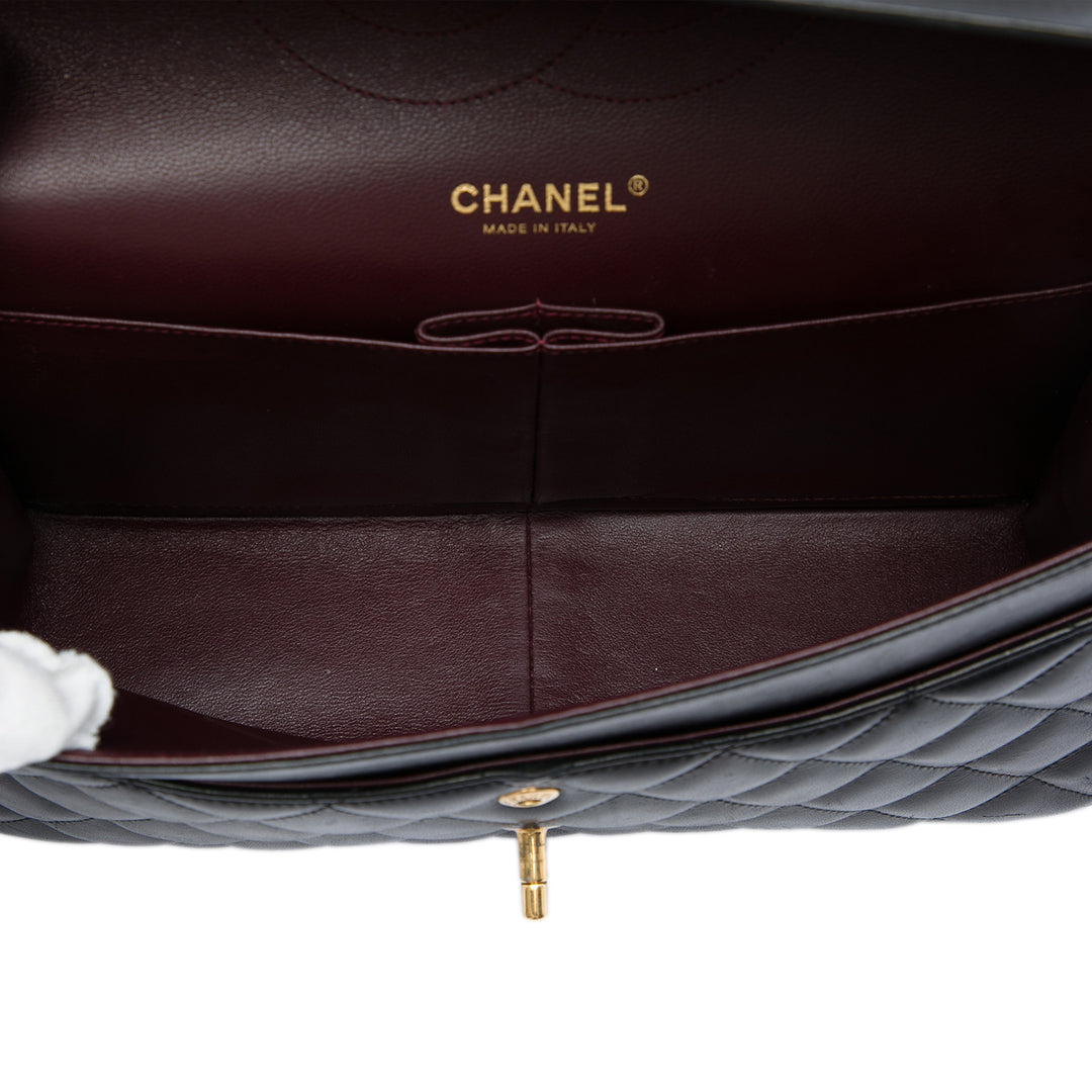 Chanel Jumbo Classic Cuir d’agneau Double rabat