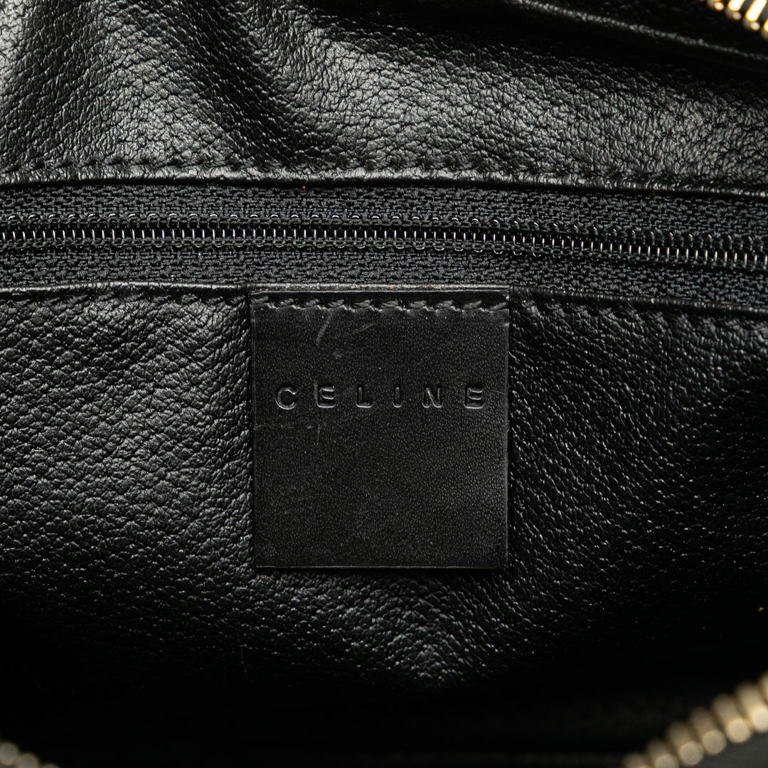 Macadam Coated Canvas Clutch Black - Gaby Paris