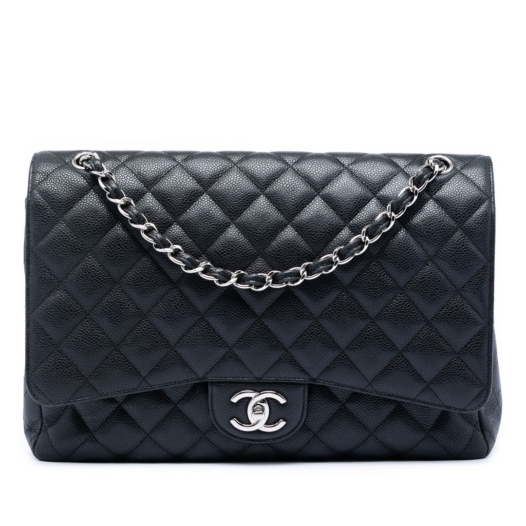 Chanel Maxi Classic Caviar Double rabat