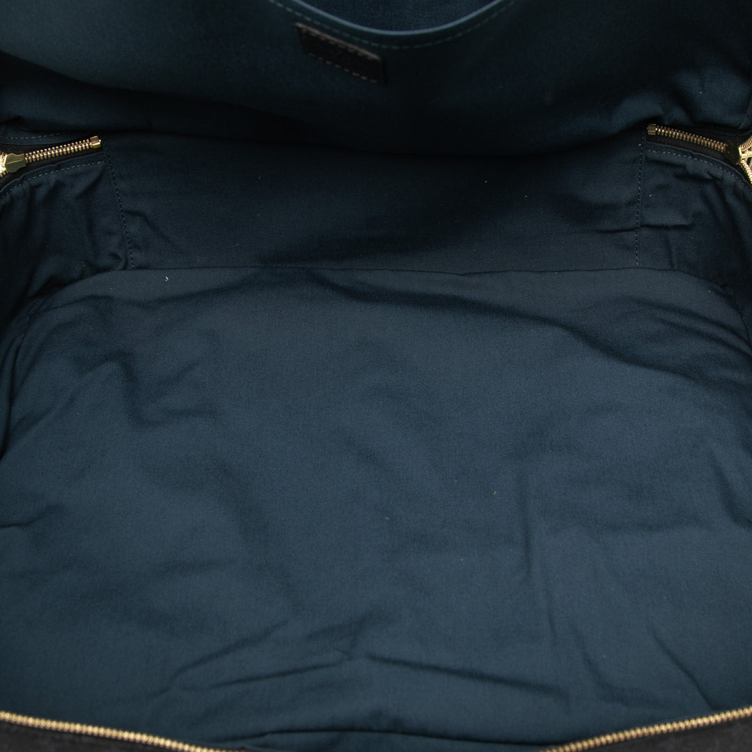 Lin Claudine Duffle Sac Mini Monogram Bleu