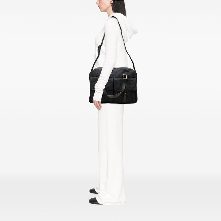 Lin Claudine Duffle Sac Mini Monogram Bleu