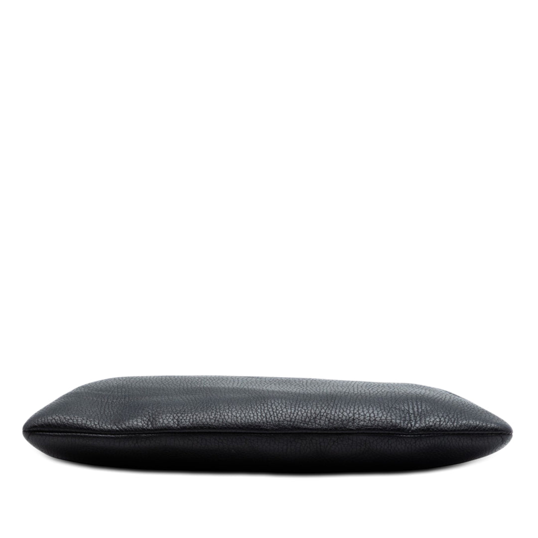 Gucci Cuir de veau Bamboo Pompon Pochette