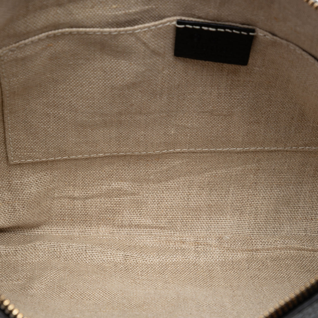 Gucci Cuir de veau Bamboo Pompon Pochette
