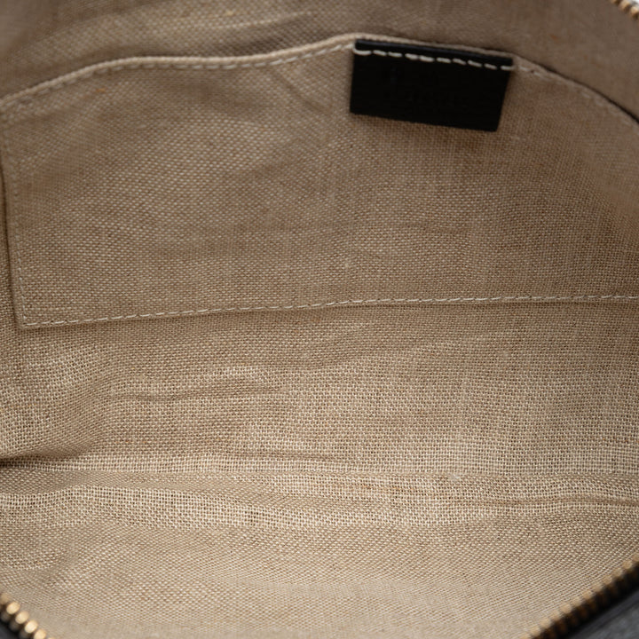 Gucci Cuir de veau Bamboo Pompon Pochette