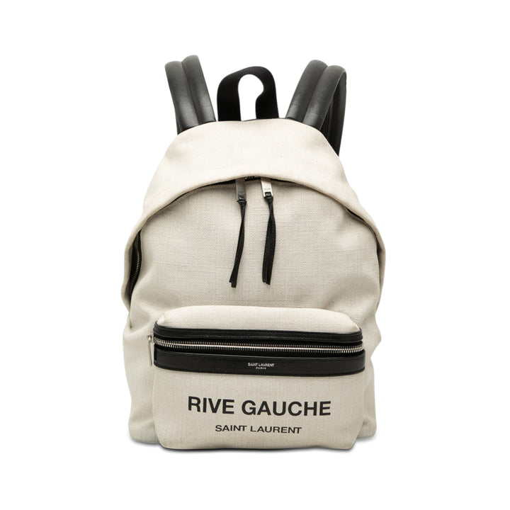 Saint Laurent Toile Rive Gauche City Sac à dos