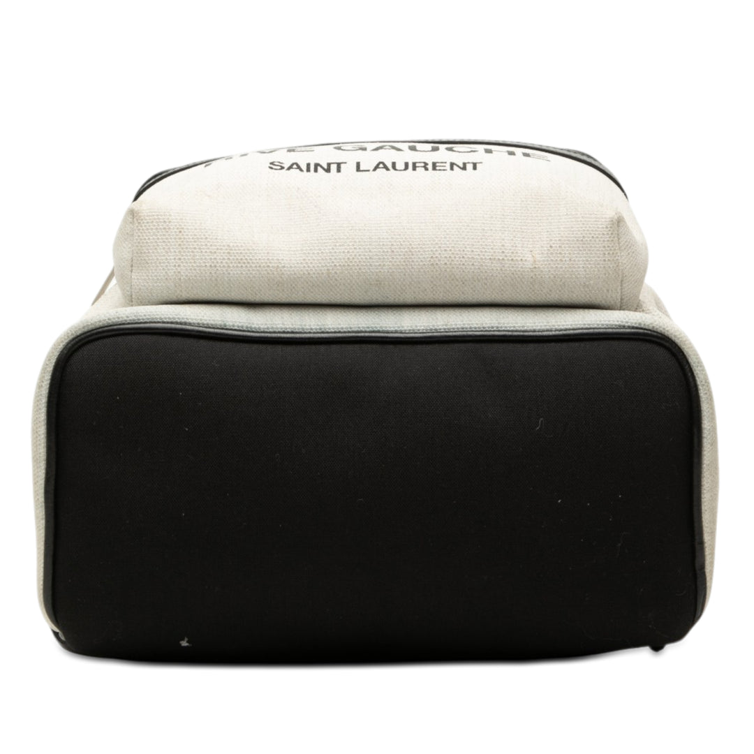 Saint Laurent Toile Rive Gauche City Sac à dos