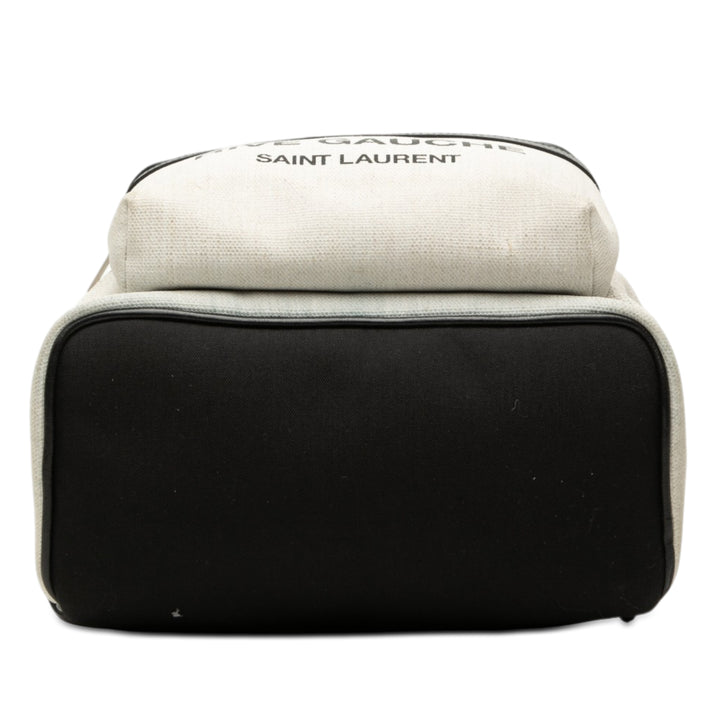 Saint Laurent Toile Rive Gauche City Sac à dos
