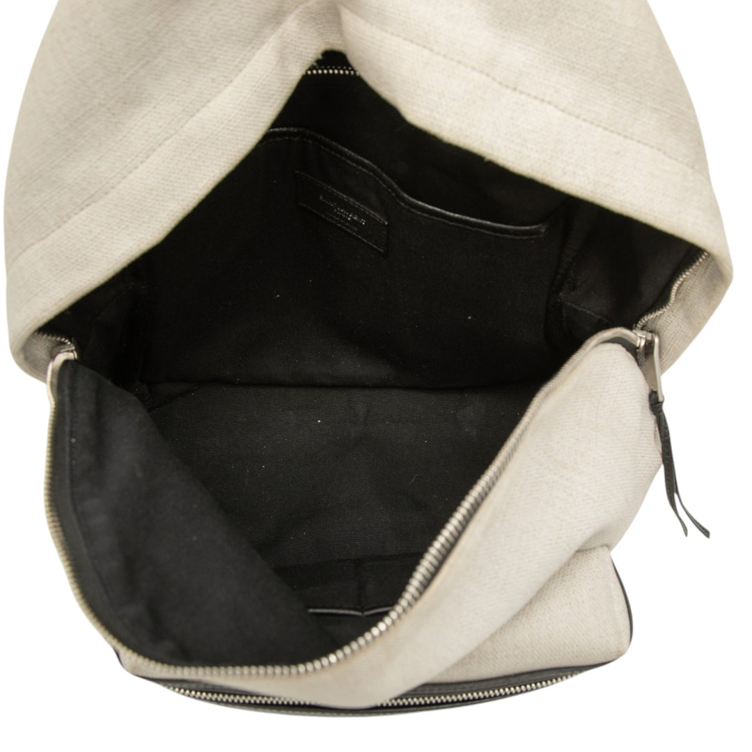 Saint Laurent Toile Rive Gauche City Sac à dos