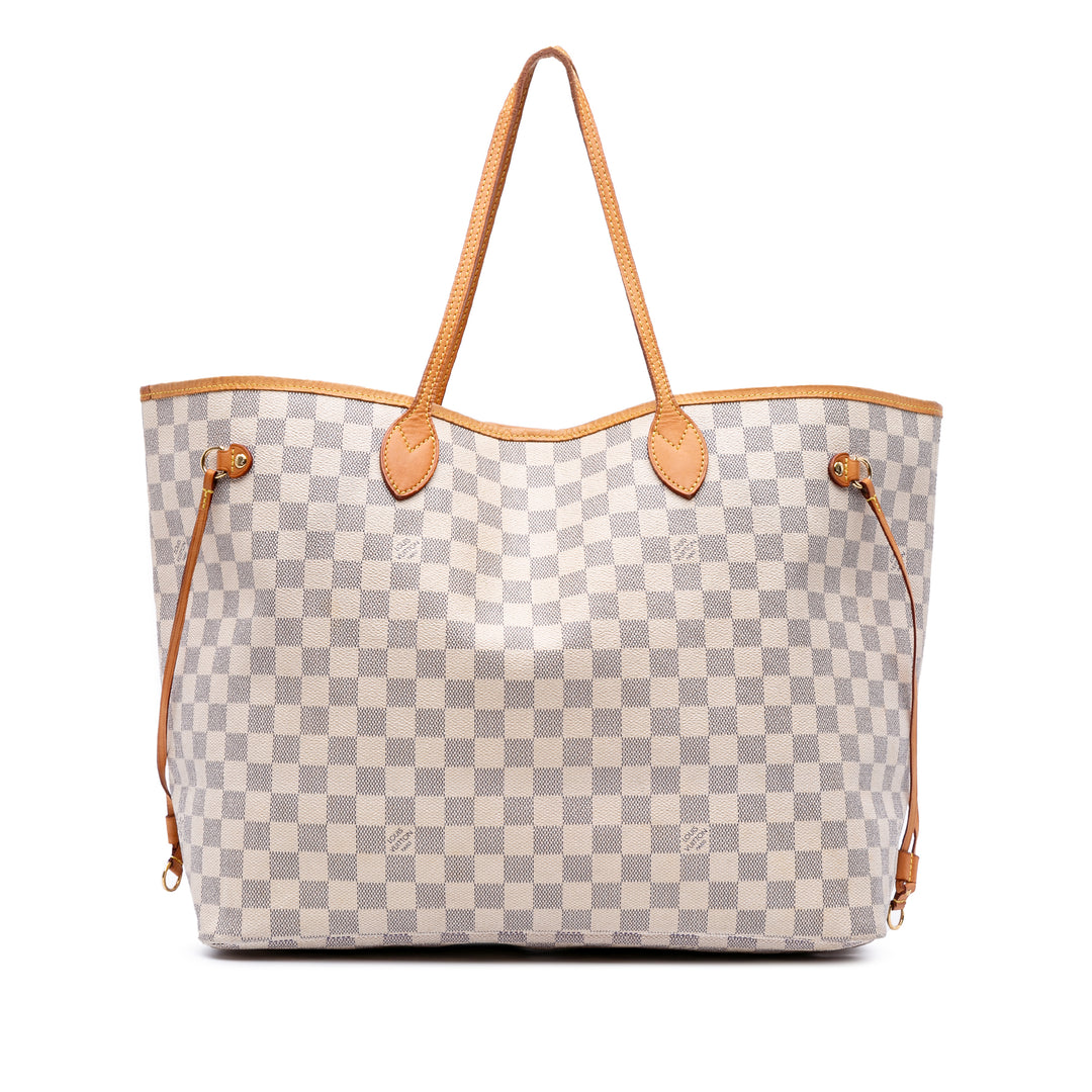 Damier Azur Neverfull GM White - Gaby Paris