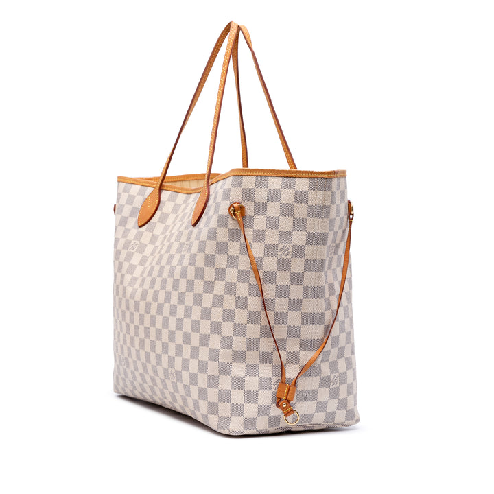 Damier Azur Neverfull GM White - Gaby Paris