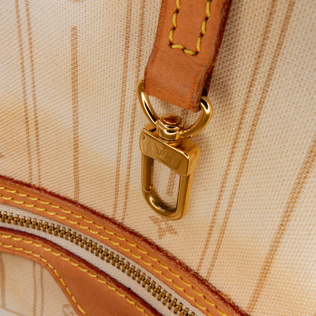 Damier Azur Neverfull GM White - Gaby Paris