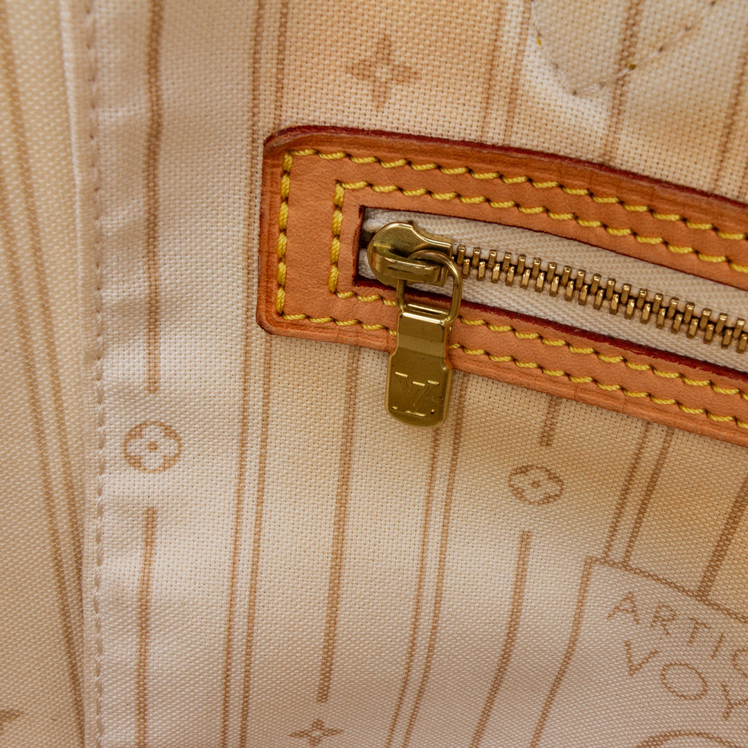 Damier Azur Neverfull GM White - Gaby Paris