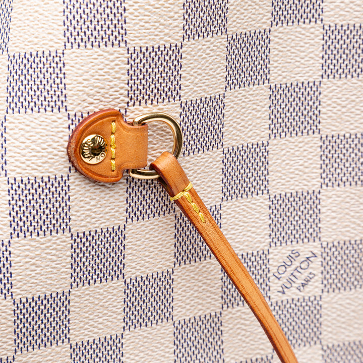 Damier Azur Neverfull GM White - Gaby Paris