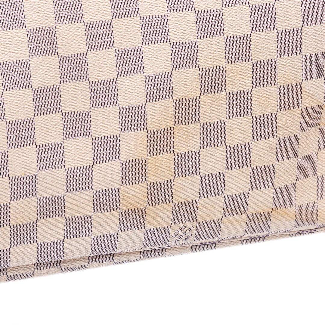 Damier Azur Neverfull GM White - Gaby Paris