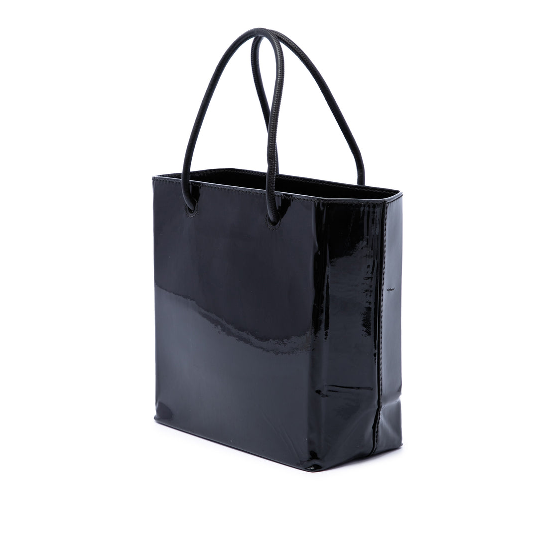 Balenciaga Logo Cabas XXS Cuir