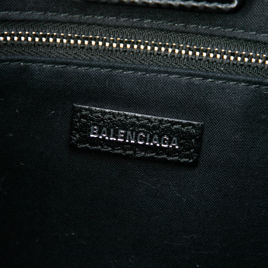 Balenciaga Logo Cabas XXS Cuir