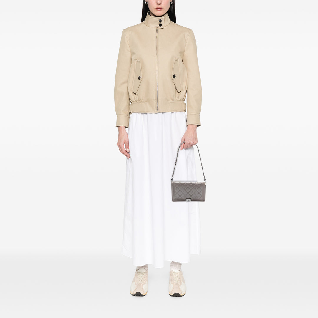 Chanel Matelassé Metallic Cuir d’agneau Boy Pochette avec chaîne
