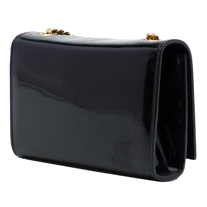 Saint Laurent Kate Pompon Sac Petit Monogram Noir – vue 2 – GABY PARIS