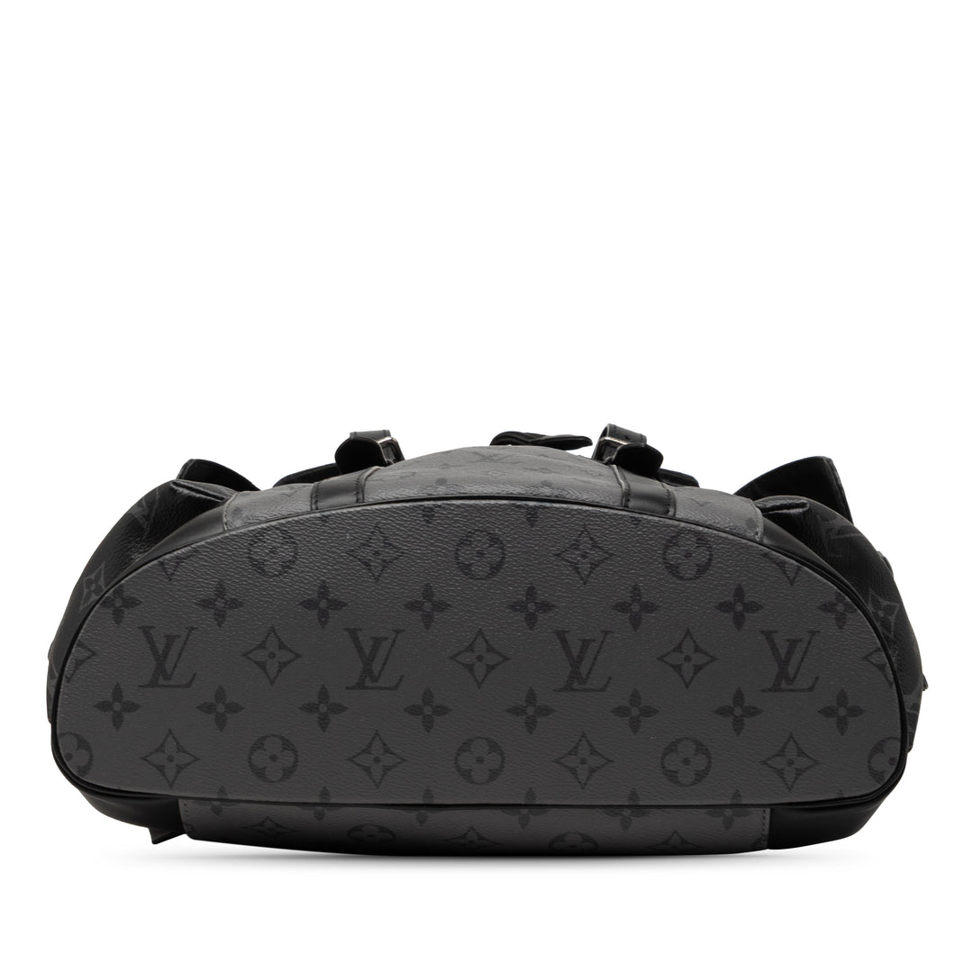 Louis Vuitton Reverse Christopher MM Monogram Eclipse Noir – vue 3 – GABY PARIS
