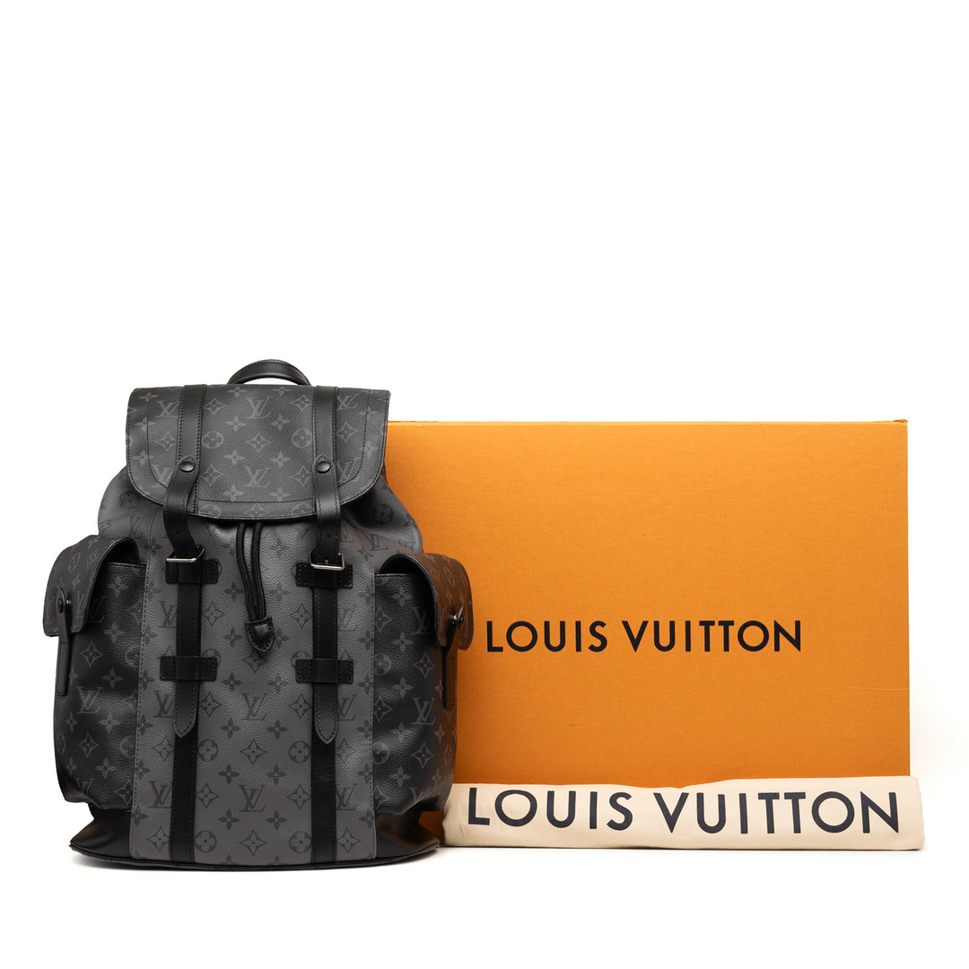 Louis Vuitton Reverse Christopher MM Monogram Eclipse Noir – vue 7 – GABY PARIS