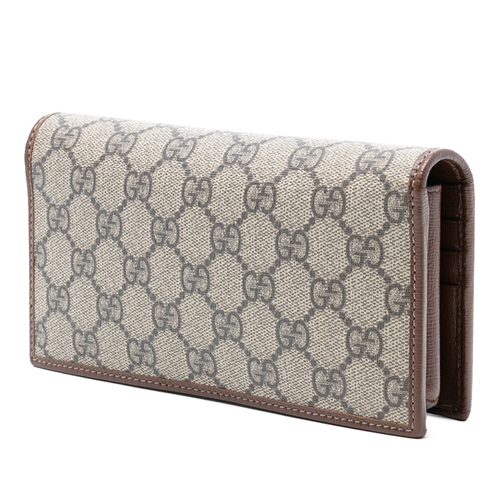 Gucci GG Supreme Horsebit 1955 Wallet on Chain