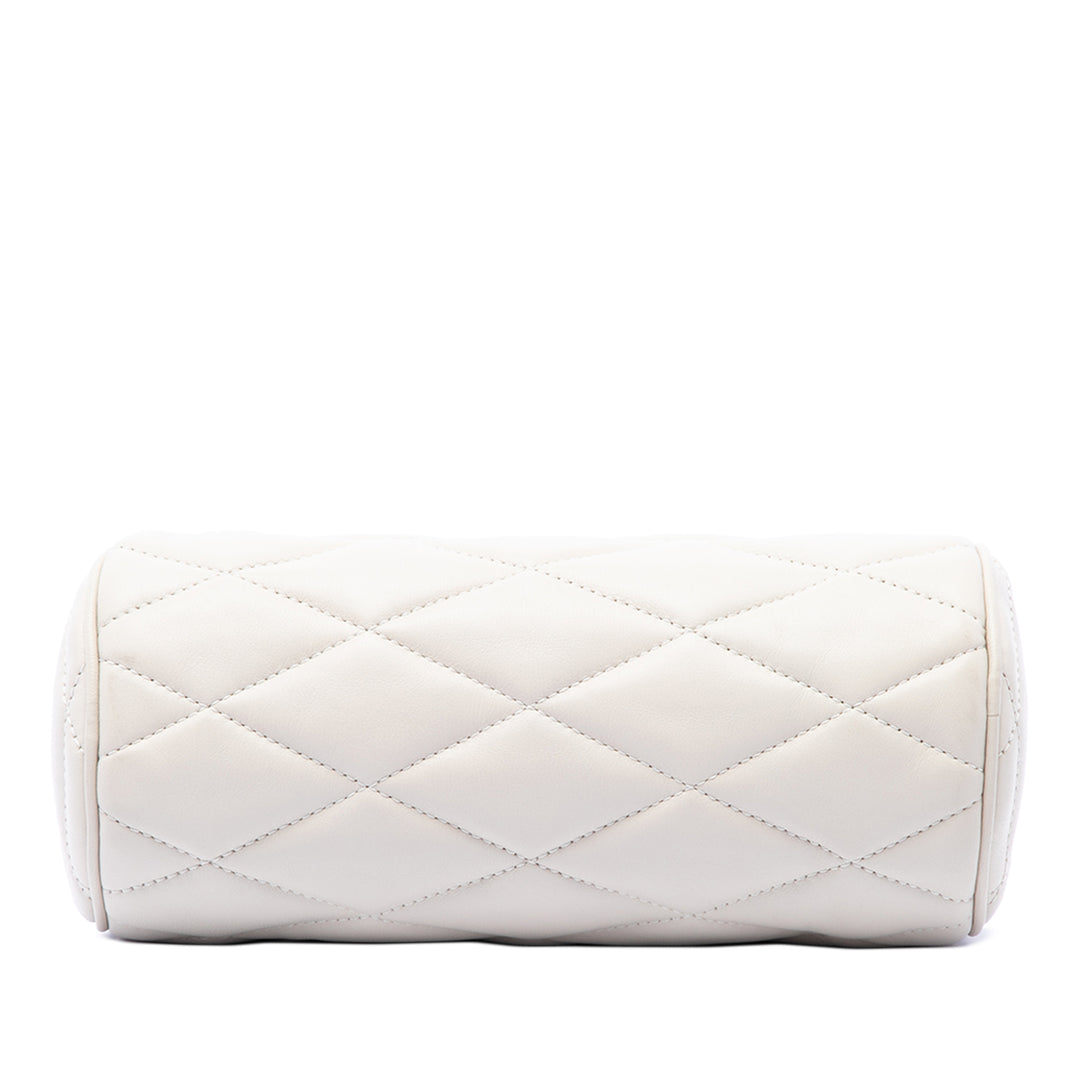 Saint Laurent Matelassé Sade Tube Sac Mini Cuir d'agneau