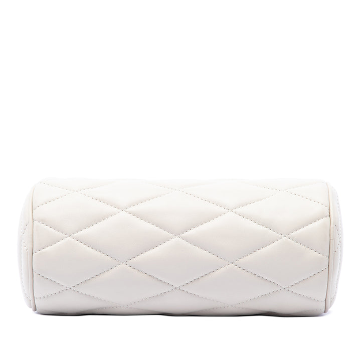 Saint Laurent Matelassé Sade Tube Sac Mini Cuir d'agneau