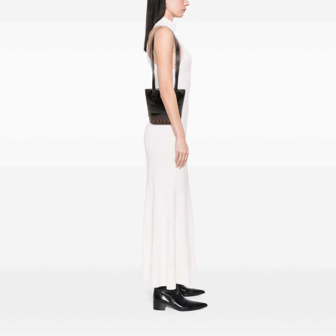 Saint Laurent Y Cutout Sac Noir – vue 6 – GABY PARIS