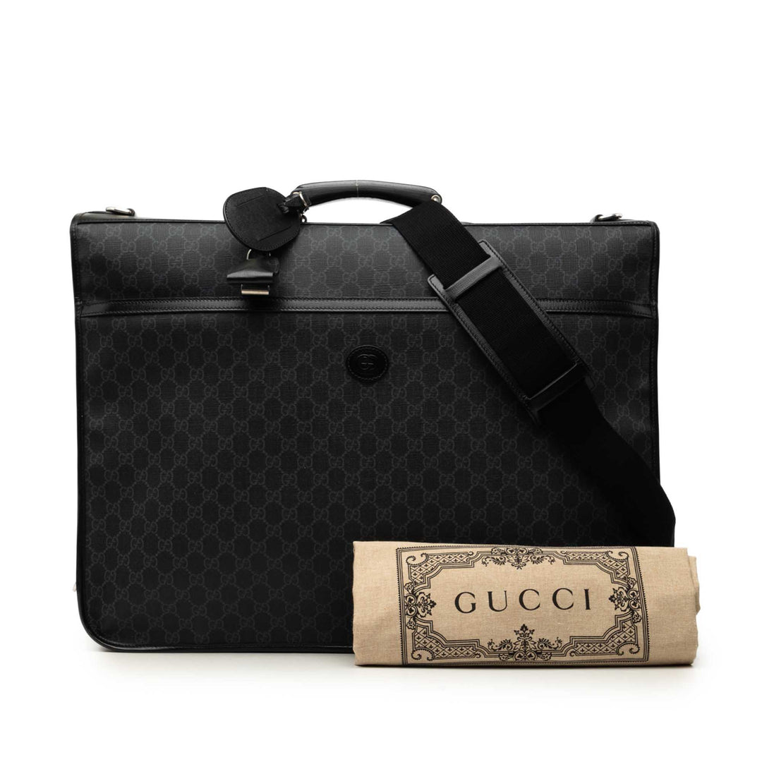 Retro Interlocking G Garment Sac GG Supreme Noir