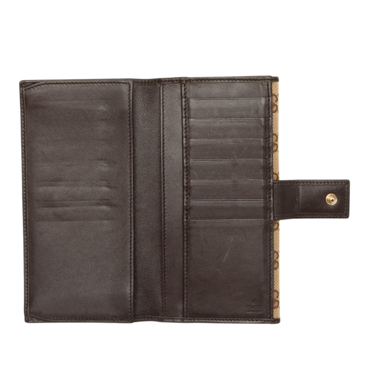 Gucci Portefeuille GG long Marron – vue 5 – GABY PARIS