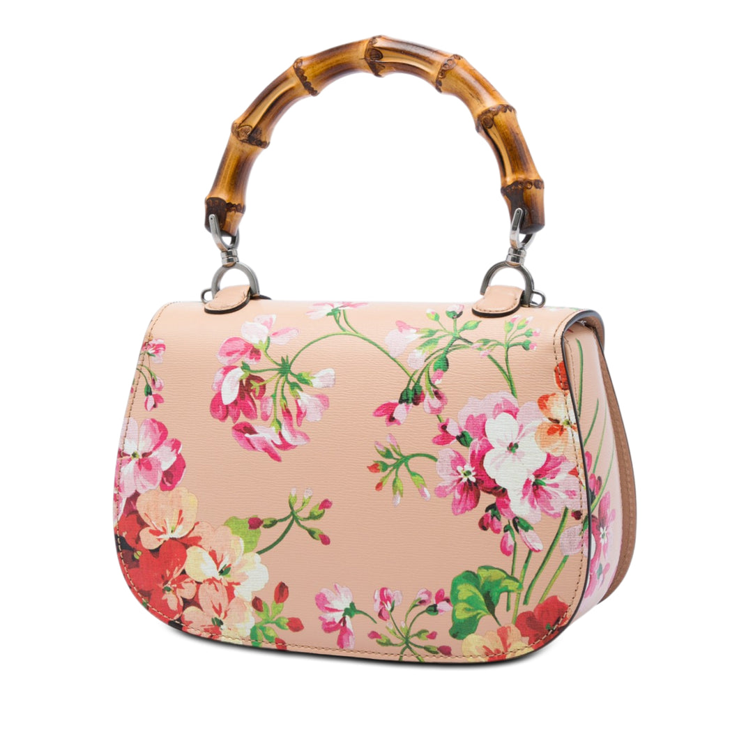 Gucci Blooms Bamboo sac à Moyen Cuir de veau