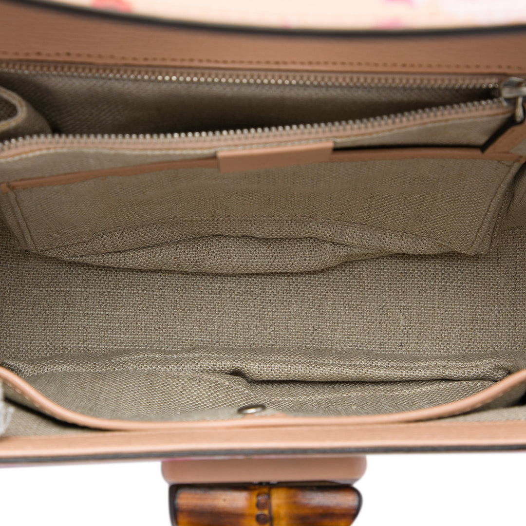 Gucci Blooms Bamboo sac à Moyen Cuir de veau
