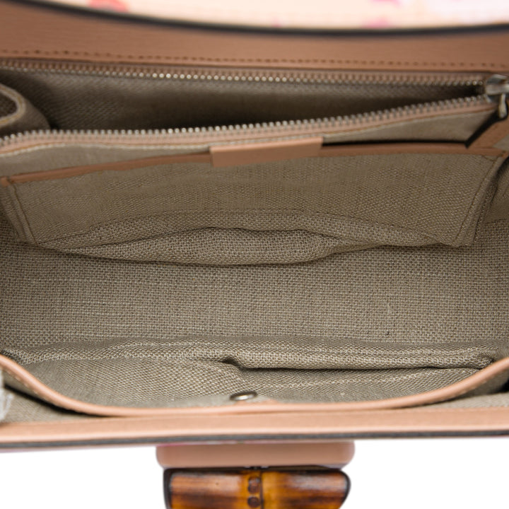 Gucci Blooms Bamboo sac à Moyen Cuir de veau