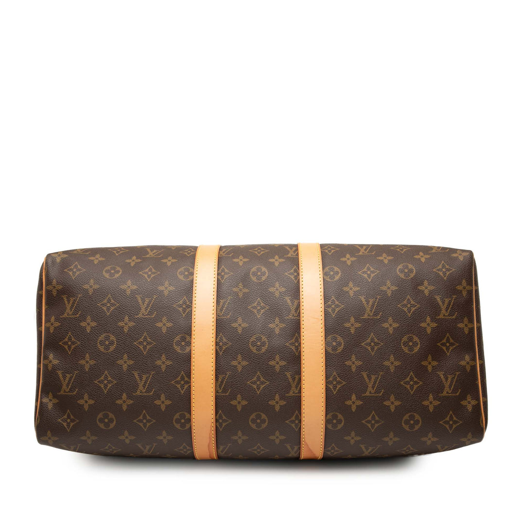 Louis Vuitton Monogram Keepall 45 Marron