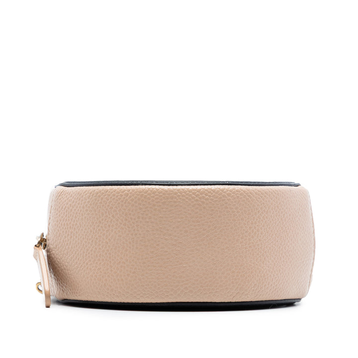 Chanel Caviar CC Filigree Rond Sac porté croisé