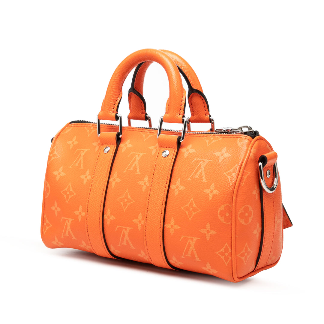 Louis Vuitton Taigarama Keepall Bandouliere 25 Orange