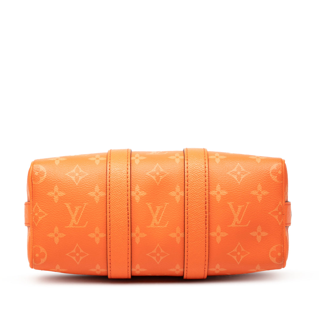Louis Vuitton Taigarama Keepall Bandouliere 25 Orange