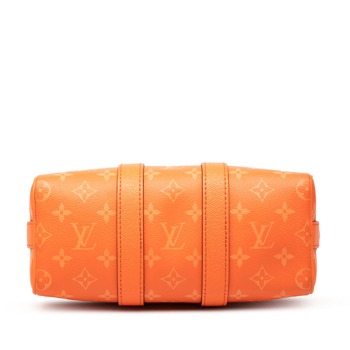 Louis Vuitton Taigarama Keepall Bandouliere 25 Orange