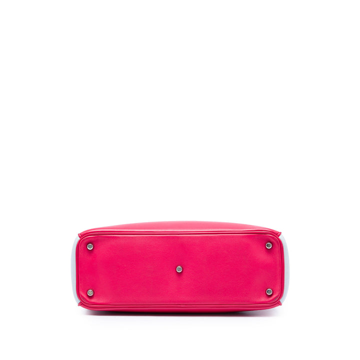 Dior Tricolore Diorissimo Cabas Moyen Cuir de veau Rose – vue 3 – GABY PARIS