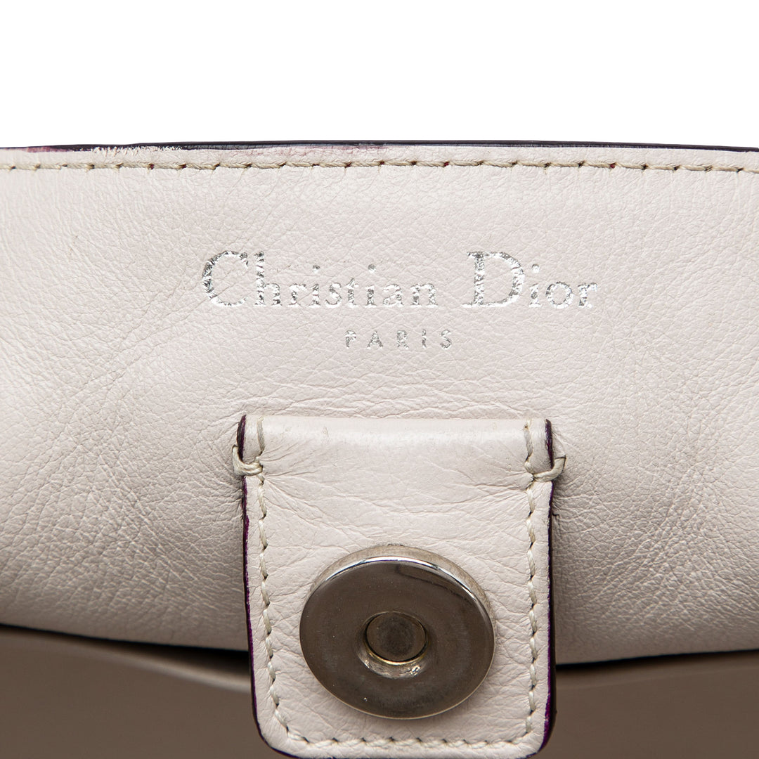 Dior Tricolore Diorissimo Cabas Moyen Cuir de veau Rose – vue 5 – GABY PARIS