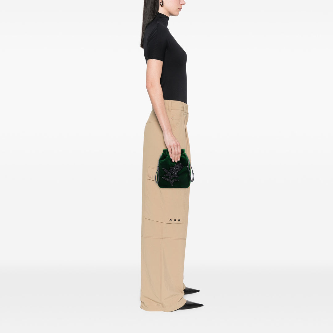 Prada Pochette Beaded Velluto Vert – vue 6 – GABY PARIS