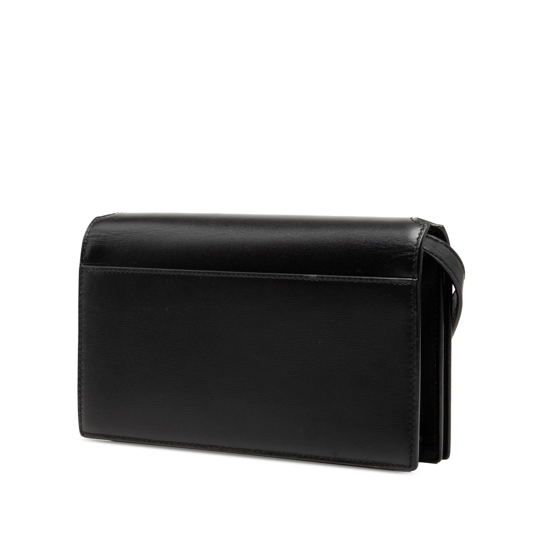 Saint Laurent Smooth Cuir de veau Sac porté croisé