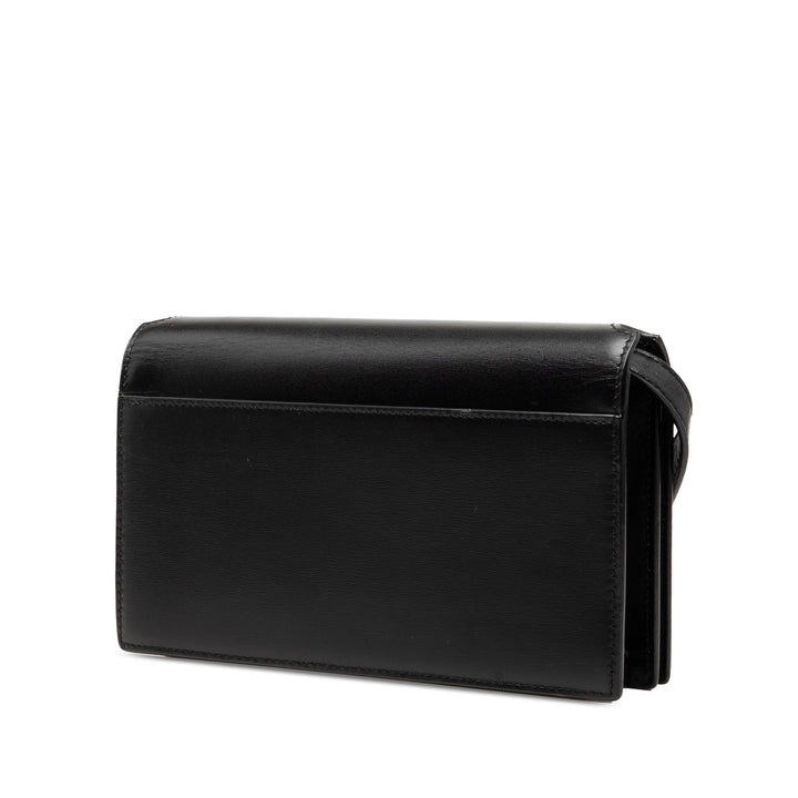 Saint Laurent Smooth Cuir de veau Sac porté croisé