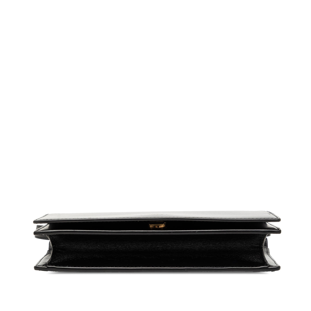 Saint Laurent Smooth Cuir de veau Sac porté croisé