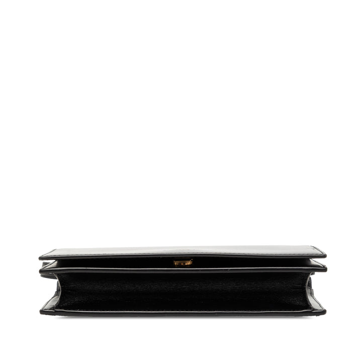 Saint Laurent Smooth Cuir de veau Sac porté croisé