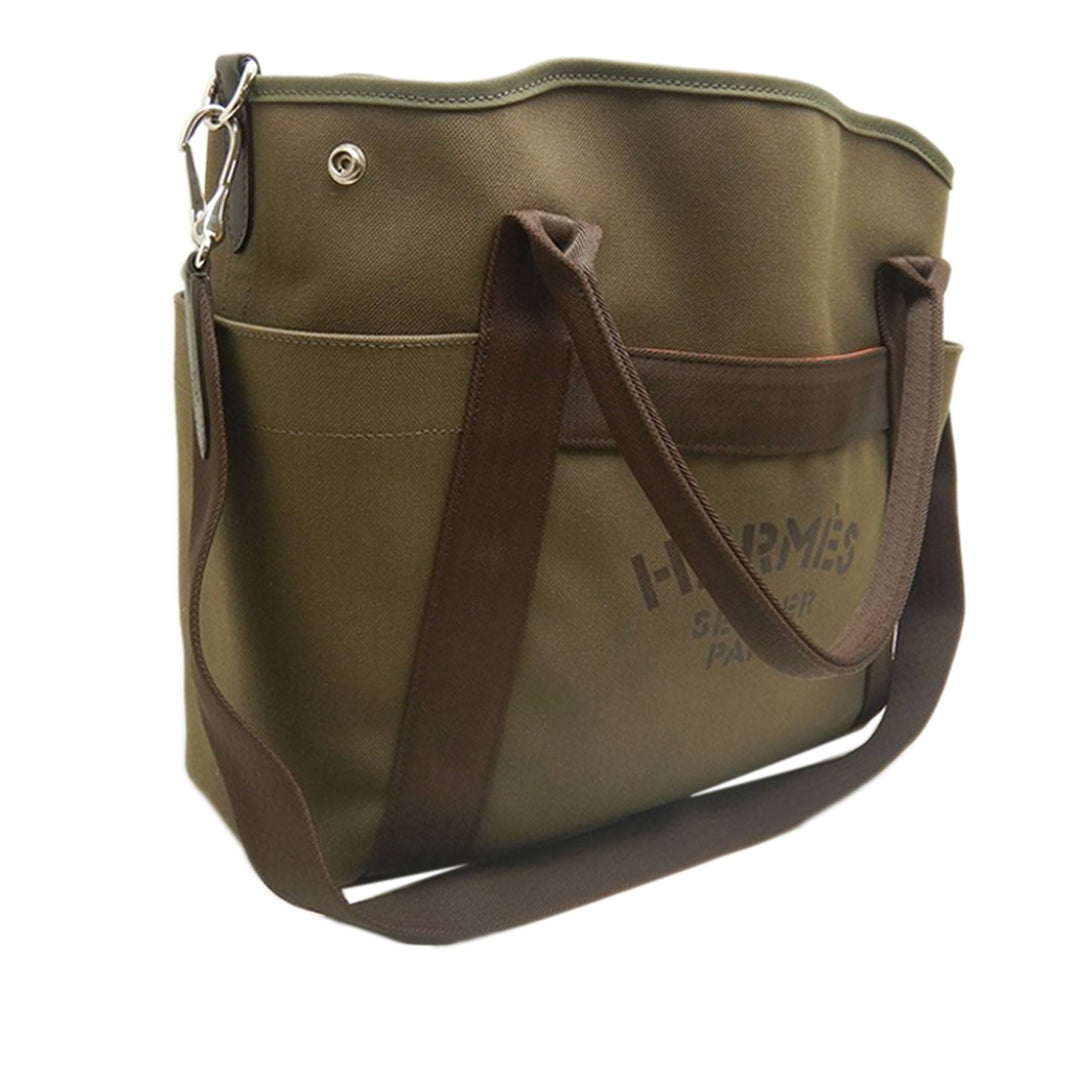 Hermès Toile Sac de Pansage Grooming Sac