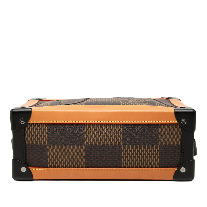 Louis Vuitton Sac bandoulière Nigo Giant Souple Trunk Damier Ébène Marron – vue 3 – GABY PARIS