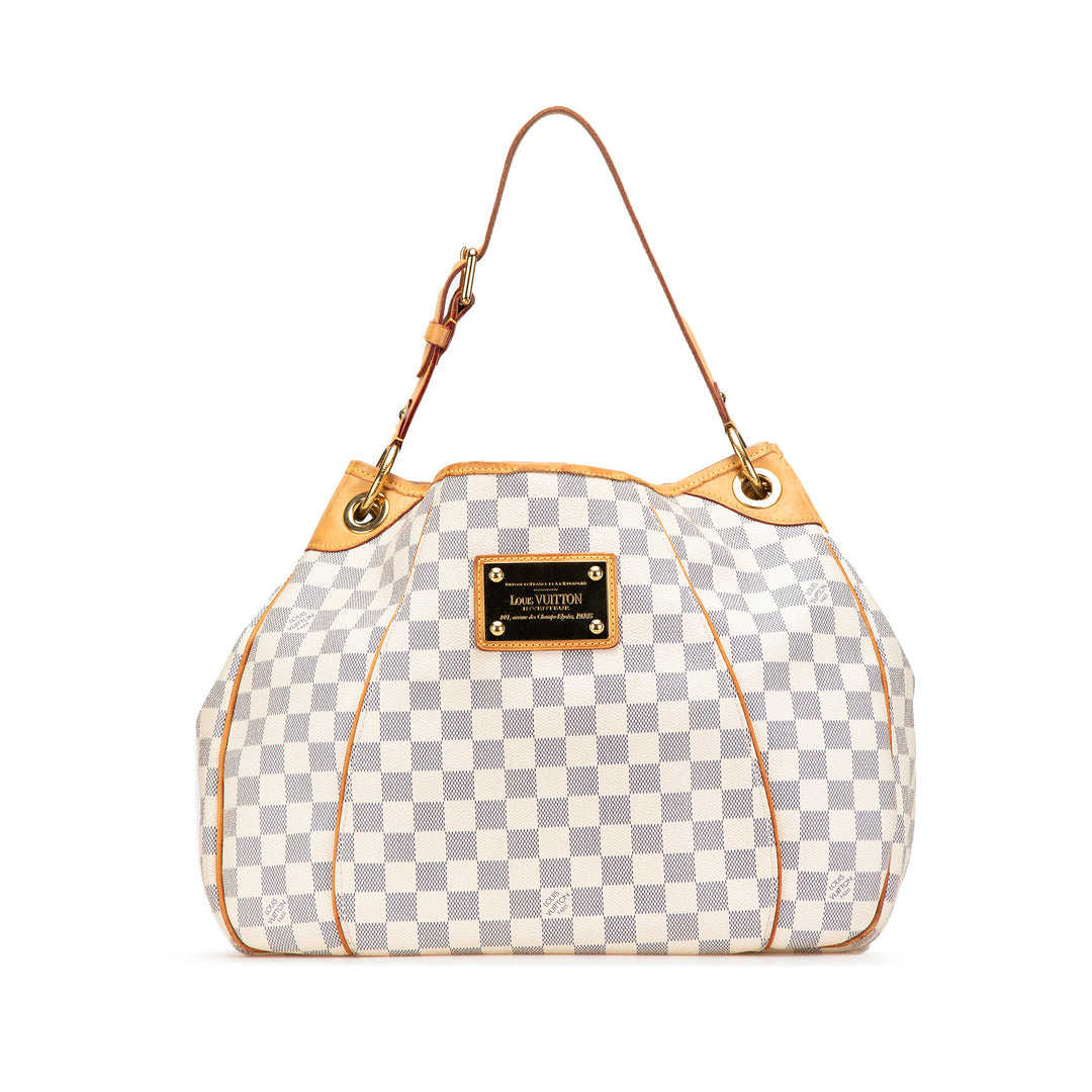 Damier Azur Galliera PM White - Gaby Paris